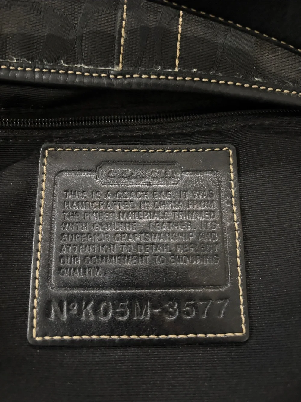 Coach‎ Black Signature Canvas Shoulder Hobo with Buckle Accents
